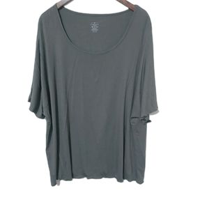 Bamboo 4X Gray Tunic Top Plus
